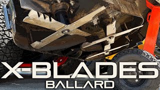 Ballard Inc  XBlades Pulverize Leaves and Grass [upl. by Nelon]