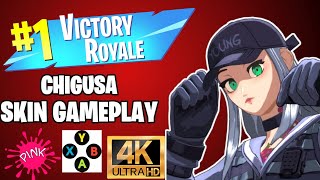 Fortnite Chigusa Skin Gameplay [upl. by Htebasile340]