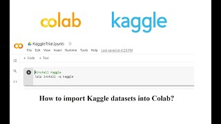 How to Import use Kaggle datasets in Google Colab [upl. by Nagey]