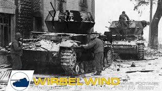 Rare WWII Wirbelwind Footage Flakpanzer IV [upl. by Asteria]