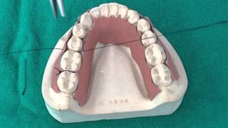 Peridontal Suturing Techniques [upl. by Marba]