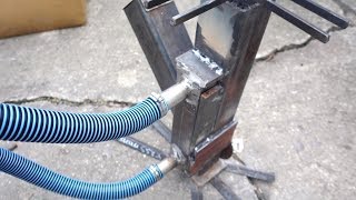 Rocket Stove Water Heater First Attempt [upl. by Obrien]