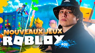 DÉCOUVERTE DES JEUX PÉPITES SUR ROBLOX part 1 [upl. by Durr]