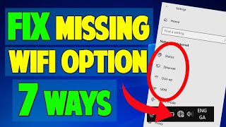 FIX Wifi Not Showing in Settings On Windows 10  Missing Wifi option  7 WAYS [upl. by Fotina450]