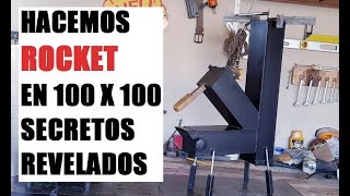 Hacemos Cocina Rocket  Secrets of Rocket Stove  PLANO DE REGALO [upl. by Leind]