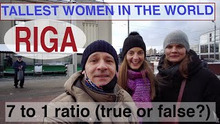 Latvia  Seven Women to One Man Fact or Fiction 🇱🇻 [upl. by Einapets]