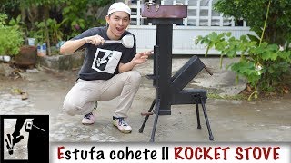 Estufa cohete al estilo Bestaurador  DIY Rocket Stove [upl. by Eural]