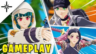 Fortnite CYBER INFILTRATION PACK GAMEPLAY Anime Jules Skin [upl. by Okier]