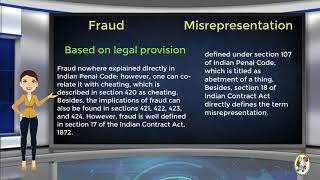 What is Difference Between Fraud amp Misrepresentation [upl. by Uriisa]