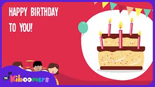 Happy Birthday To You Lyric Video  The Kiboomers Preschool Songs amp Nursery Rhymes [upl. by Cresida]