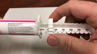 How to Use the ProPectalin Dial A Dose Syringe [upl. by Gassman]