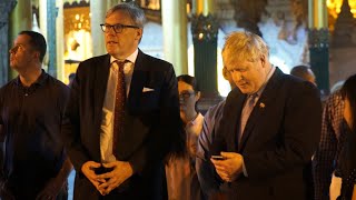 Not appropriate Boris Johnson recites Kipling poem in Myanmar temple [upl. by Uriel]