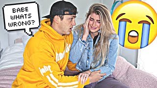 Randomly CRYING Prank On Fiance Cute Reaction [upl. by Arda227]