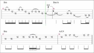 Metallica  Fade To Black Slow Guitar Solo TabBackingTrack [upl. by Muhcon359]