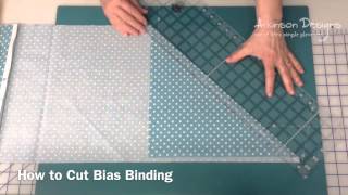 Terrys Tips How to Cut Bias Binding [upl. by Michi474]