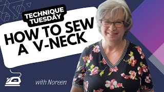 How To Sew A Perfect V Neck [upl. by Eerac629]