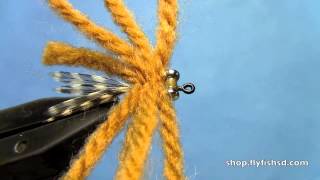 Tying Bonefish Flies Bonefish Merkin Crab Fly [upl. by Ebner]