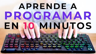 Lógica de Programación 👩‍💻 Aprende a programar en 10 minutos [upl. by Nnayr765]