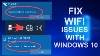 How To Fix WiFi Not Working Issue On Windows 10 [upl. by Marteena613]