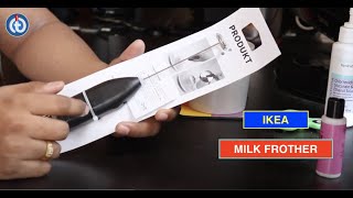 IKEA MILK FROTHER Review amp Battery Installation [upl. by Attenat882]