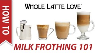 Milk Frothing for Beginners [upl. by Gillian]