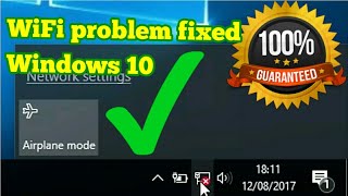 How To Fix wifi is not Connecting and Not Working on my laptop windows 10 [upl. by Hankins749]