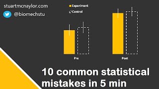 Ten Statistical Mistakes in 5 Min [upl. by Karylin]