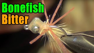 Bonefish Bitter  Micro Saltwater Crab Fly Tying Instructions [upl. by Far]