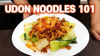 5 Minutes EASY Udon Noodles Recipes 5 Ways [upl. by Lohcin]