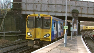 Half an Hour at 216  Birkenhead North Station 1022017  Class 507 508 terminus [upl. by Kcirdorb]