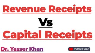 Revenue Receipts Vs Capital Receipts  Government Budget  Budget  Public Finance  Economics CUET [upl. by Atnwahsal]