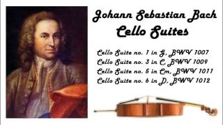 Johann Sebastian Bach  Cello suites in 432 Hz great for reading or studying [upl. by Ly]