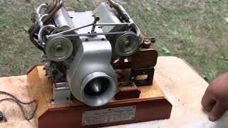 INCREDIBLE HOMEMADE V4 ENGINE from scratch [upl. by Isborne]