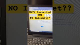 WiFi Connected BUT Internet NOT working [upl. by Adniroc209]