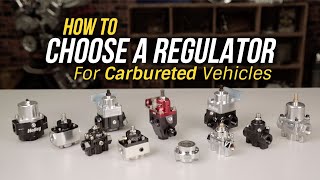 How To Choose A Regulator for Carbureted Vehicles [upl. by Alekehs]