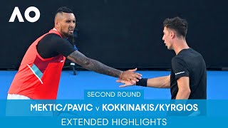 MekticPavic v KokkinakisKyrgios Extended Highlights 2R  Australian Open 2022 [upl. by Prochora]