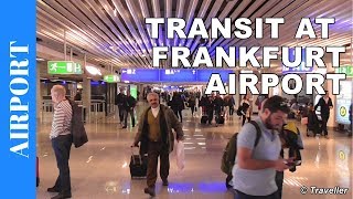 TRANSIT WALK AT FRANKFURT Airport FRA Terminal 1  Connection Flight Transfer Arriving amp Departing [upl. by Gernhard]