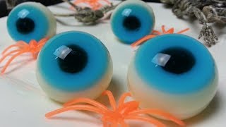 HOW TO MAKE GUMMYJELLO EYEBALLS [upl. by Anielram]