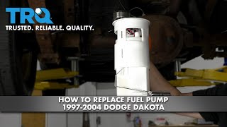 How To Replace Fuel Pump 19972004 Dodge Dakota [upl. by Bayless]